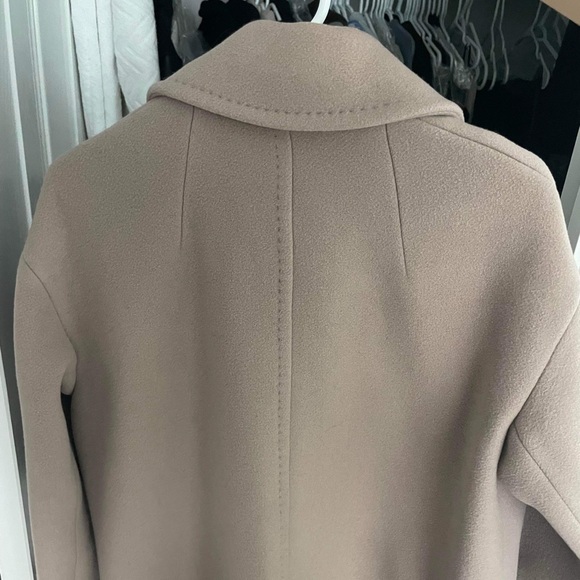 Aritzia Wilfred Rocco Wool Coat Dovetail Taupe - Picture 8 of 10
